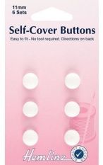 Hemline Self Cover Buttons - 11mm