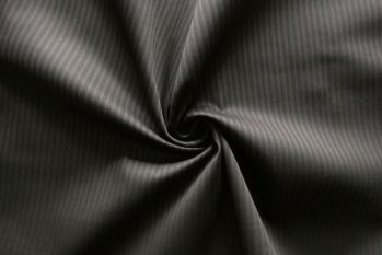 Stretch Cotton Sateen Stripe - Maroon/Black