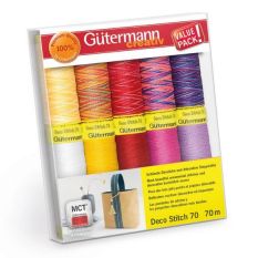 Gutermann Deco Stitch Thread set 70m x 12 reels