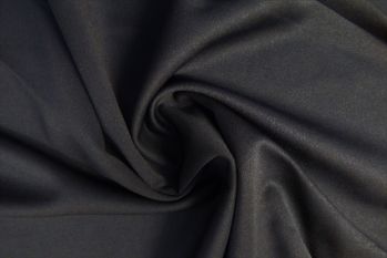 Lady McElroy Boyden - Black Plain Luxury Scuba Jersey Remnant - 3m