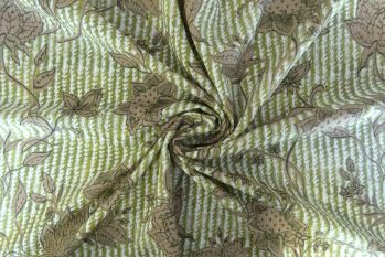 Lady McElroy Cotswold Sage - Cotton Crinkle Crepe