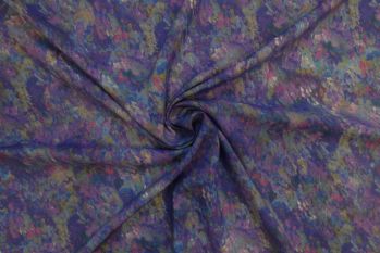 Lady McElroy Crushed Petals - Amethyst - Chloe Chambray Remnant - 0.9M