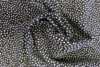 Lady McElroy Dotty About Dots - Black Marlie-Care Lawn