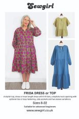 Sewgirl Frida Dress Or Top Pattern