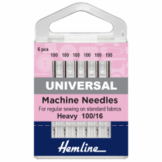 Hemline Universal Machine Needles - Heavy - 100/16 