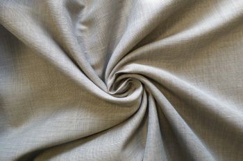 Deadstock-Designer Fine Pick-On-Pick Wool Suiting - Light Olive - Remnant - 4.8M