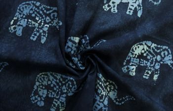 100% Cotton Luxury TyeDye Batik Printed Fabric - OTL6012