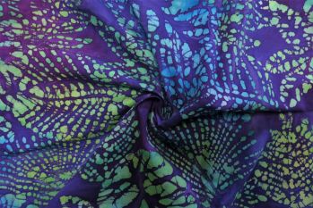 100% Cotton Luxury TyeDye Batik Printed Fabric - OTL6024