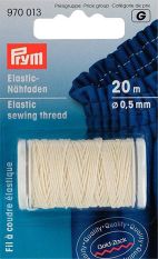 Prym 0.5mm Elastic Sewing Thread - Natural 20m